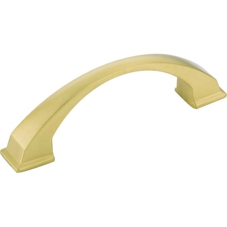 96 Mm Center-to-Center Brushed Gold Arched Roman Cabinet Pull